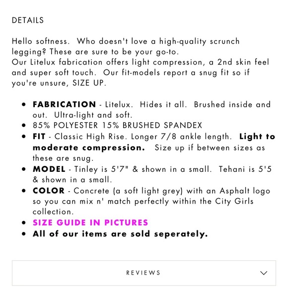 Agent84 Ultimate scrunch tight leggings asphalt Small grey - Picture 8 of 8